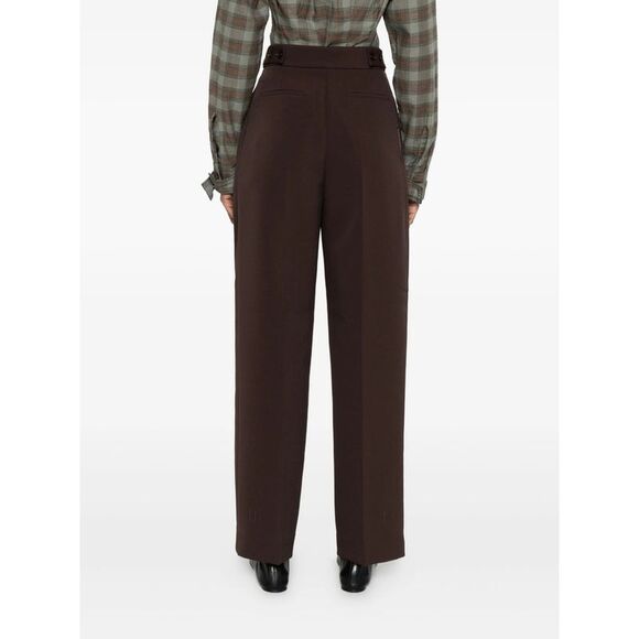 The Frankie Shop Brown Trousers - High-Waisted Trousers Women